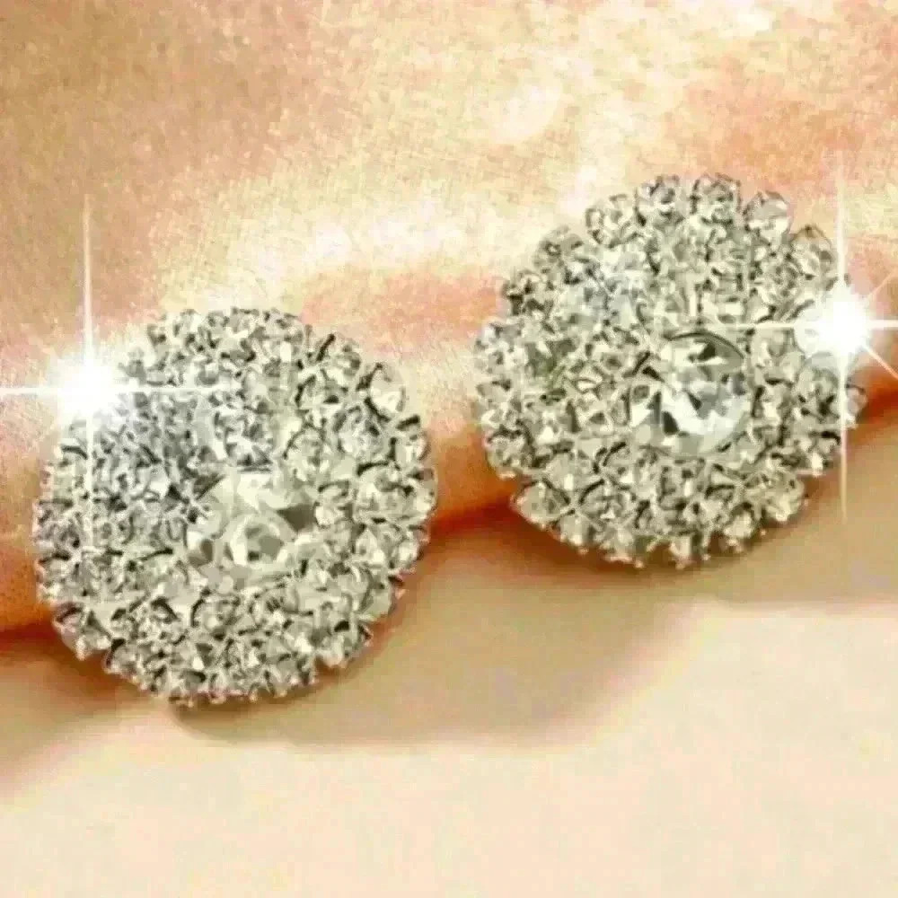 New Rhinestone Stud Earrings